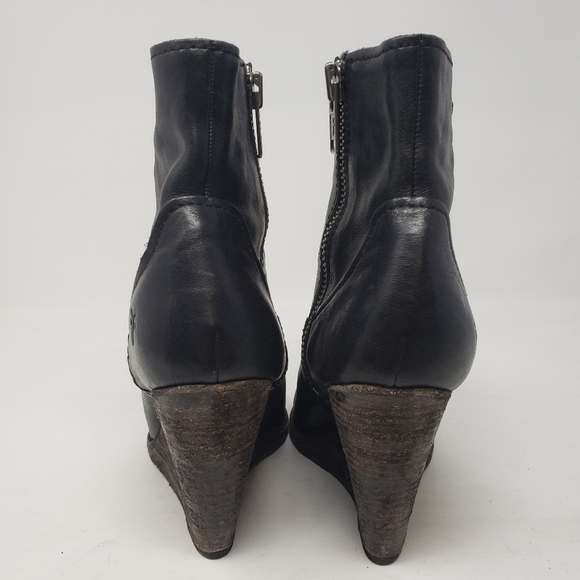 Frye Cece Artisan short wedge boot Black Size 8.5 - Picture 5 of 9